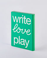 Dotted notebook Graphic L Write Love Play - 2 - Nuuna - Tidformera