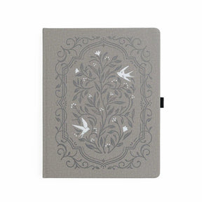 Dotted Notebook - Letter Size - Songbird Gray - 1 - Archer & Olive - Tidformera