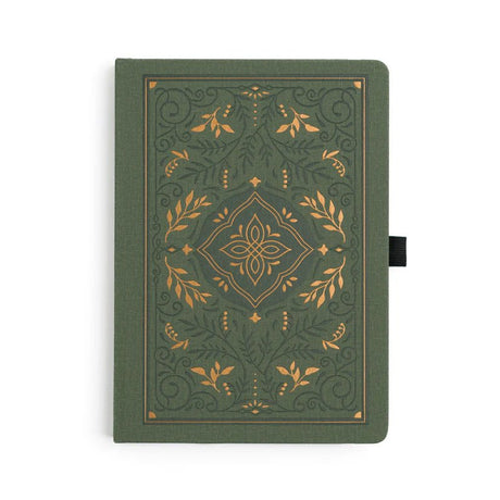 Dotted Notebook - Letter Size - Storybook In Vintage Olive - 1 - Archer & Olive - Tidformera