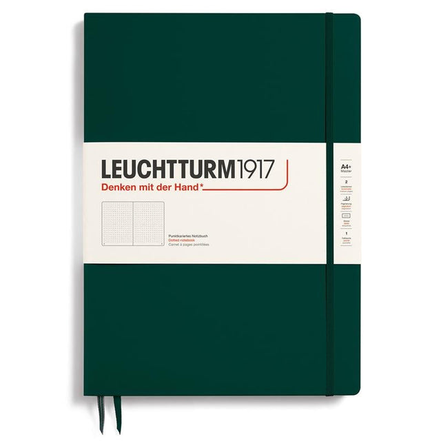 Dotted notebook Lt A4+ Slim Forest Green - Leuchtturm1917 - Tidformera