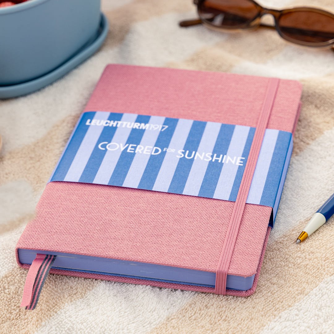 Dotted notebook Lt A5 Covered for Sunshine - Beach Rose - 4 - Leuchtturm1917 - Tidformera