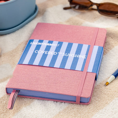 Dotted notebook Lt A5 Covered for Sunshine - Beach Rose - 4 - Leuchtturm1917 - Tidformera