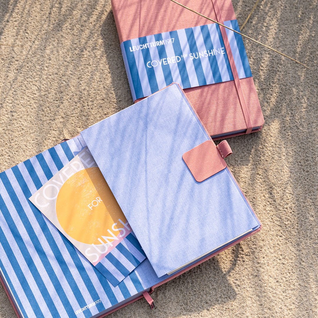 Dotted notebook Lt A5 Covered for Sunshine - Beach Rose - 3 - Leuchtturm1917 - Tidformera