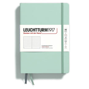 Dotted notebook Lt A5 Hård pärm Mint green från Leuchtturm1917 - Mintgrön anteckningsbok - Tidformera