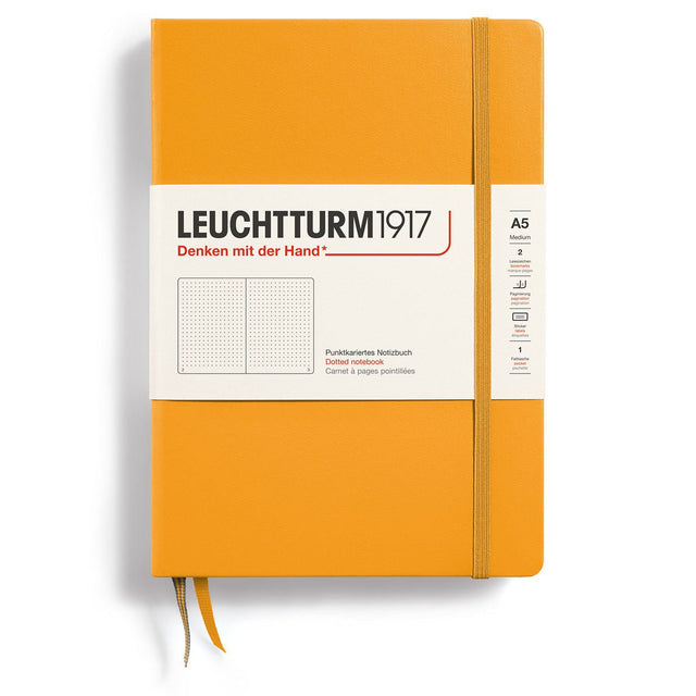 Dotted notebook Lt A5 Hård pärm Rising Sun - Leuchtturm1917 - Tidformera