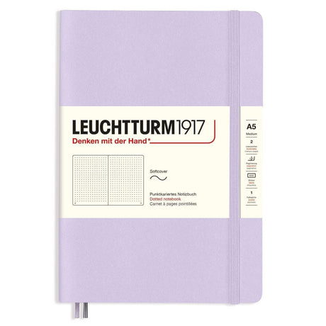 Dotted notebook Lt A5 Mjuk pärm Lilac - Leuchtturm1917 - Tidformera