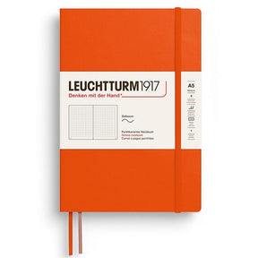 Dotted notebook Lt A5 Mjuk pärm Pumpkin - 1 - Leuchtturm1917 - Tidformera