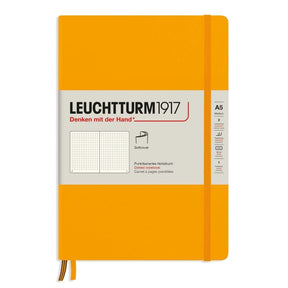 Dotted notebook Lt A5 Mjuk pärm Rising Sun från Leuchtturm1917 - Gul anteckningsbok - Tidformera