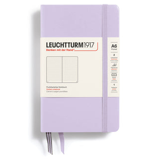 Dotted notebook Lt A6 Hård pärm Lilac från Leuchtturm1917 - Lila anteckningsbok - Tidformera