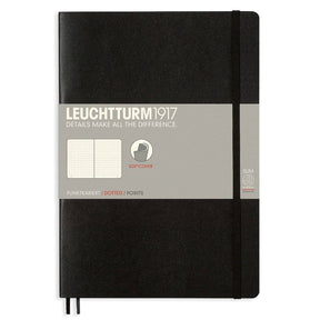 Dotted notebook Lt B5 Mjuk pärm Black från Leuchtturm1917 - Svart anteckningsbok - Tidformera