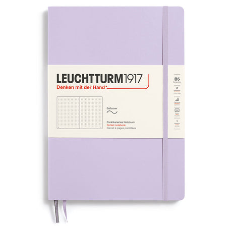 Dotted notebook Lt B5 Mjuk pärm Lilac - Leuchtturm1917 - Tidformera