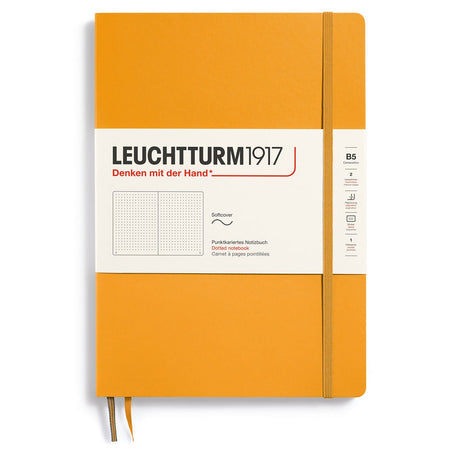 Dotted notebook Lt B5 Mjuk pärm Rising Sun - Leuchtturm1917 - Tidformera