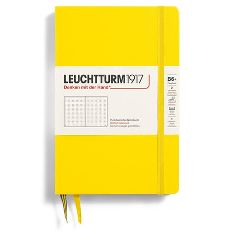 Dotted notebook Lt B6 Hård pärm Lemon - Leuchtturm1917 - Tidformera