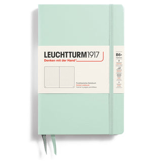 Dotted notebook Lt B6 Hård pärm Mint Green från Leuchtturm1917 - Mintgrön anteckningsbok - Tidformera