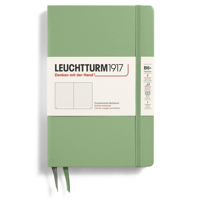 Dotted notebook Lt B6 Hård pärm Sage - Leuchtturm1917 - Tidformera