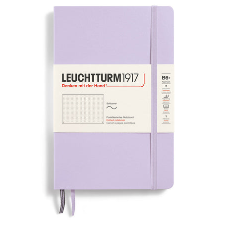 Dotted notebook Lt B6 Mjuk pärm Lilac från Leuchtturm1917 - Lila anteckningsbok - Tidformera