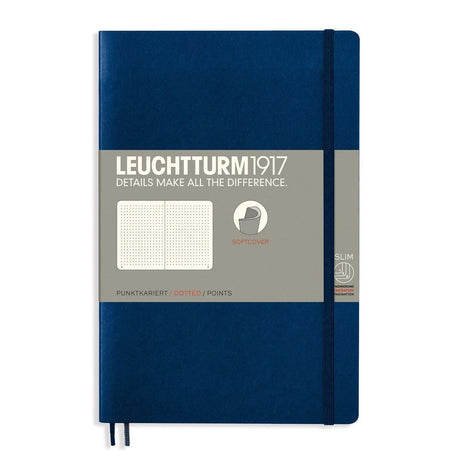 Dotted notebook Lt B6 Mjuk pärm Navy - Leuchtturm1917 - Tidformera