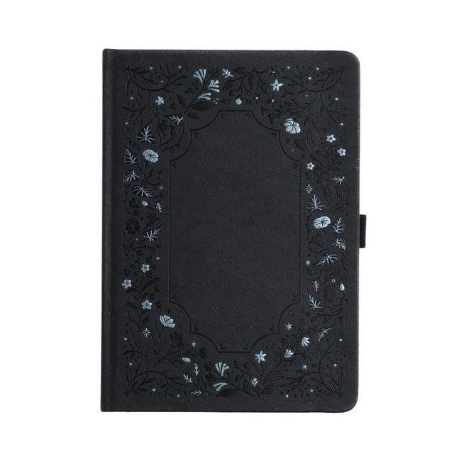 Dotted Notebook Midnight Floral B5 - 1 - Archer & Olive - Tidformera