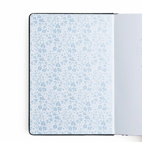 Dotted Notebook Midnight Floral in Gray B5 - 3 - Archer & Olive - Tidformera