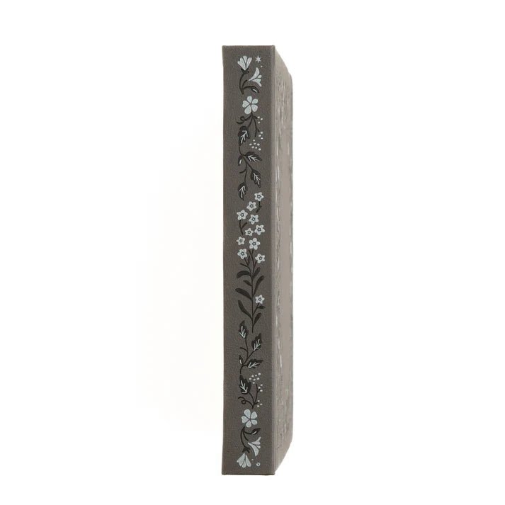 Dotted Notebook Midnight Floral in Gray SQ - 4 - Archer & Olive - Tidformera