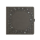 Dotted Notebook Midnight Floral in Gray SQ - 1 - Archer & Olive - Tidformera