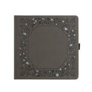Dotted Notebook Midnight Floral in Gray SQ - 1 - Archer & Olive - Tidformera