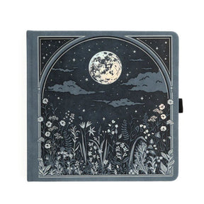 Dotted Notebook Moonlit Garden SQ - 1 - Archer & Olive - Tidformera