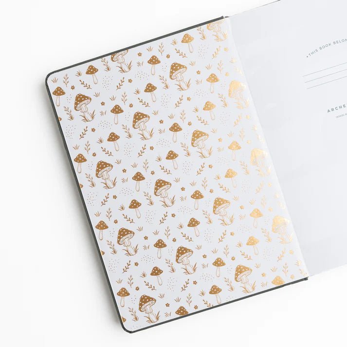 Dotted Notebook Mushrooms A5 - 3 - Archer & Olive - Tidformera