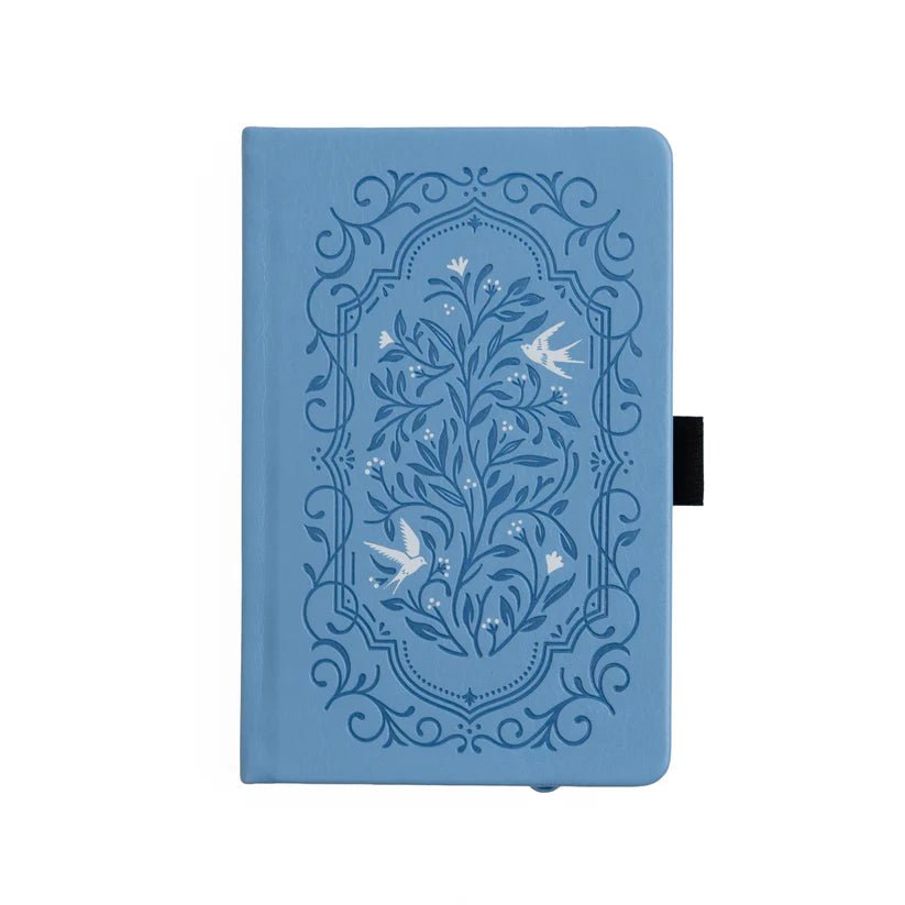 Dotted Notebook Songbird In Blue A6 - 1 - Archer & Olive - Tidformera