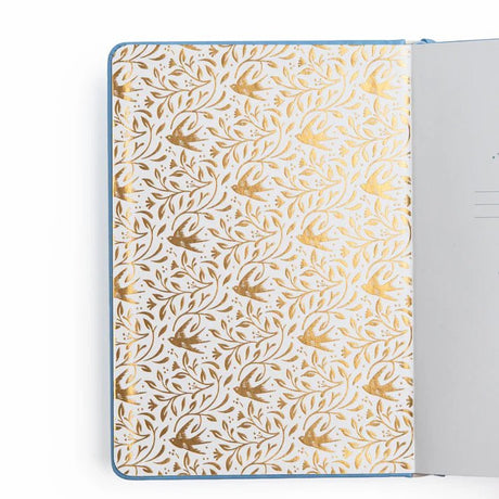 Dotted Notebook Songbird in Warm gray A6 - 3 - Archer & Olive - Tidformera