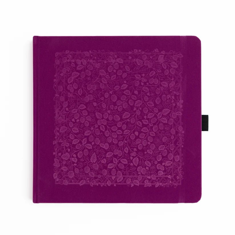 Dotted Notebook SQ - Berries & wines - 1 - Archer & Olive - Tidformera