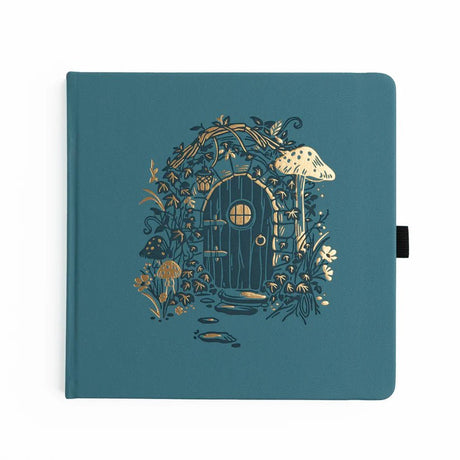 Dotted Notebook SQ - Fairy house - 1 - Archer & Olive - Tidformera