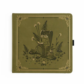 Dotted Notebook SQ - Literary frog - 1 - Archer & Olive - Tidformera