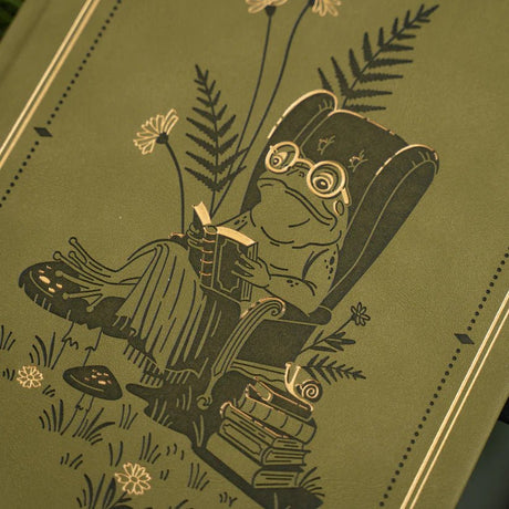 Dotted Notebook SQ - Literary frog - 2 - Archer & Olive - Tidformera