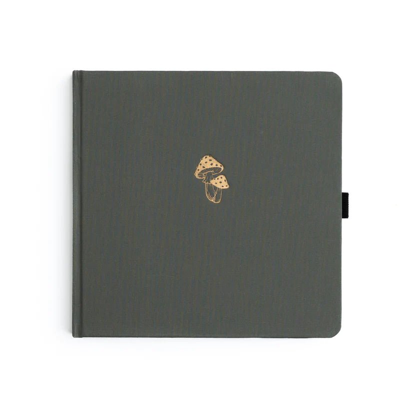Dotted Notebook SQ - Mushrooms - 1 - Archer & Olive - Tidformera