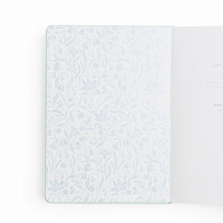 Dotted Notebook SQ - Snowdrops - 3 - Archer & Olive - Tidformera
