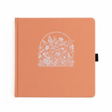 Dotted Notebook SQ - Wildflowers framed - 1 - Archer & Olive - Tidformera