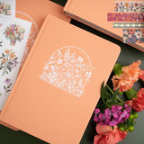 Dotted Notebook SQ - Wildflowers framed - 3 - Archer & Olive - Tidformera