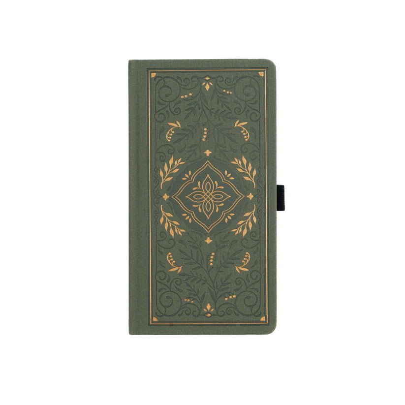 Dotted Notebook Storybook In Vintage Olive Slim - 1 - Archer & Olive - Tidformera