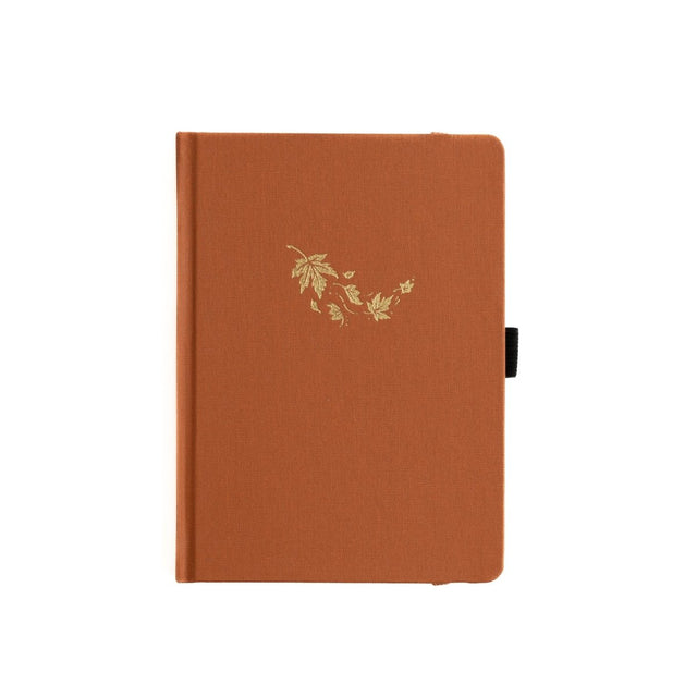 Dotted Notebook Swirling Leaves A5 - Archer & Olive - Tidformera