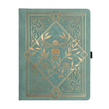 Dotter Notebook - Letter Size - Keeper of the Bees in Soft Teal - 1 - Archer & Olive - Tidformera