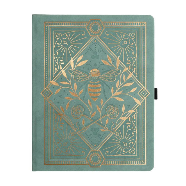 Dotter Notebook - Letter Size - Keeper of the Bees in Soft Teal - 1 - Archer & Olive - Tidformera