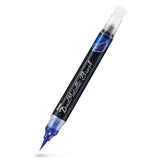 Dual Metallic Brush pen - Violet + Metallic Blue - 1 - Pentel - Tidformera