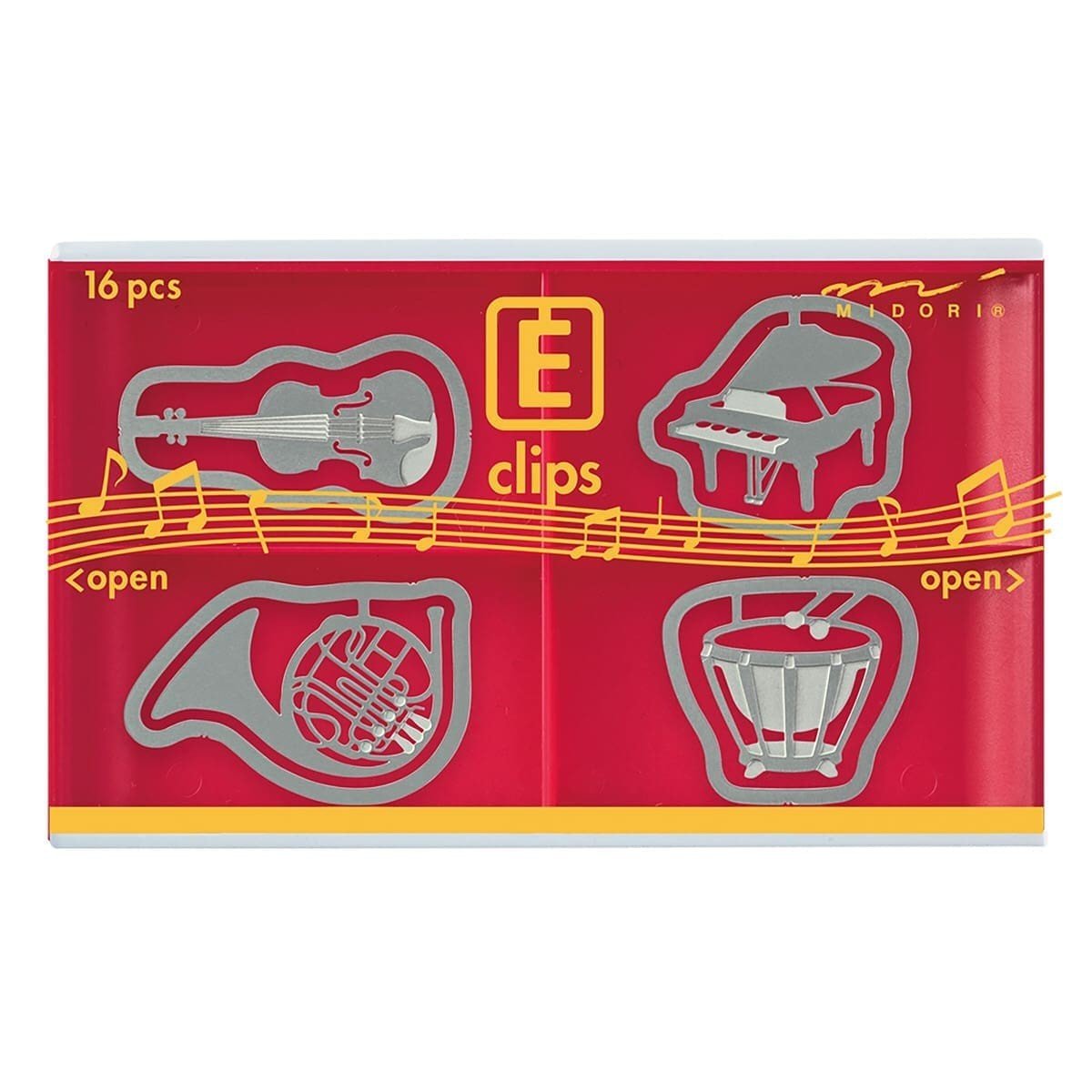 E-clips Gem i metall - Musical instruments - Midori - Tidformera