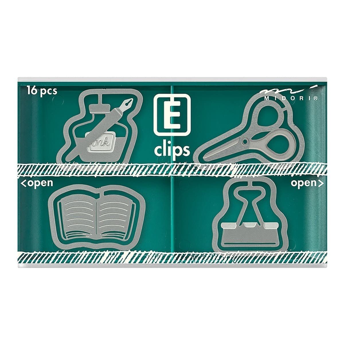 E-clips Gem i metall - Stationery - Midori - Tidformera