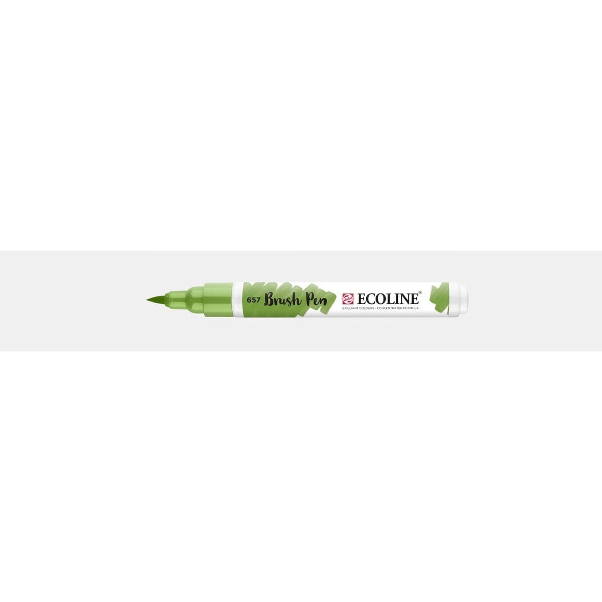 Ecoline Brush Pen - Bronze green 657 - Royal Talens - Tidformera