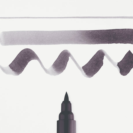 Ecoline Brush Pen - Deep grey 706 - Royal Talens - Tidformera