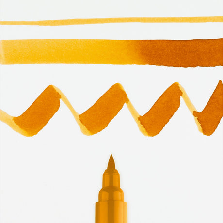 Ecoline Brush Pen - Deep ochre 407 - Royal Talens - Tidformera