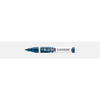 Ecoline Brush Pen - Indigo 533 från Royal Talens - Blå penselpenna utan lock - Tidformera