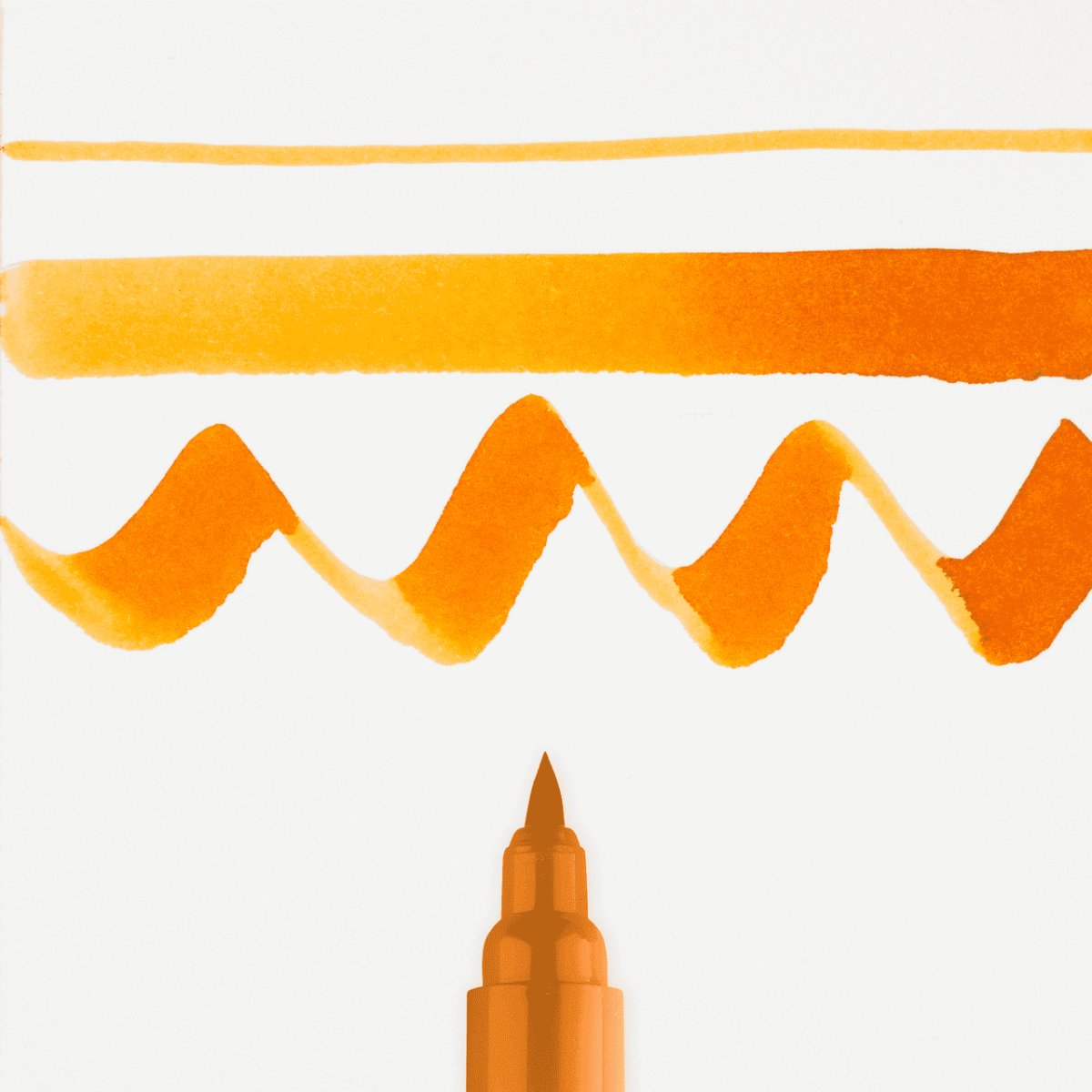 Ecoline Brush Pen - Saffron yellow 245 - 2 - Royal Talens - Tidformera